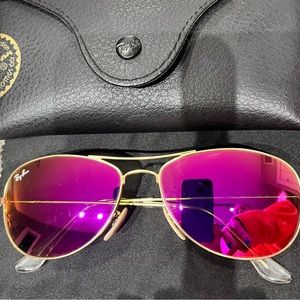 💗💛RAY-BAN AVIATORS Pink & Gold 💗💛